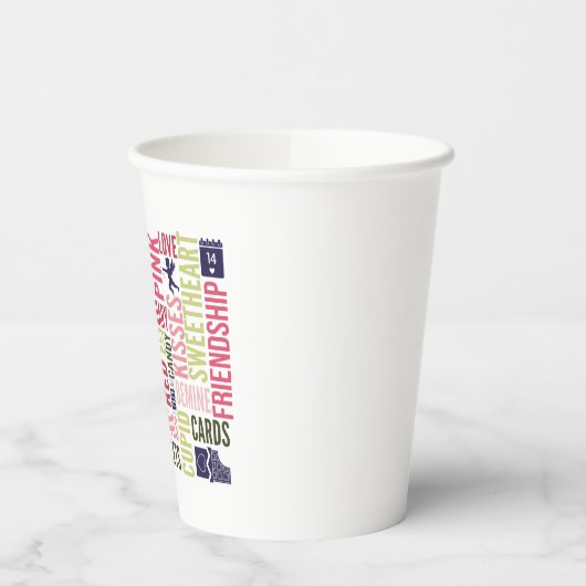 Valentinstag Pappbecher (Links)