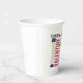 Valentinstag Pappbecher (Rechts)