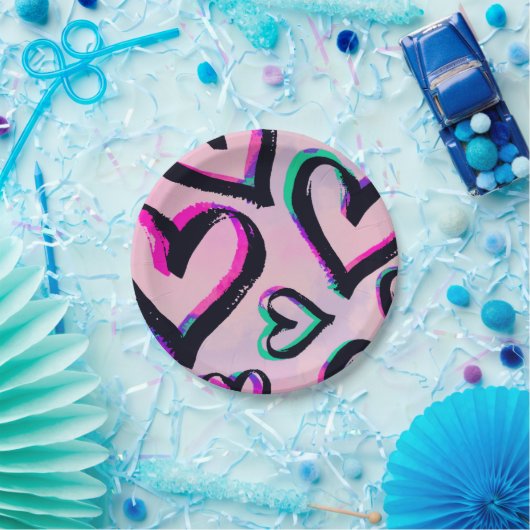 Valentinstag Pappteller (Party)