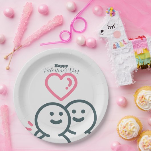 Valentinstag Pappteller (Party)