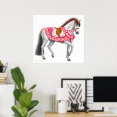 Valentinstag Parade Horse Poster (Heimbüro)