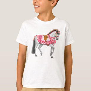 Valentinstag-Parade-Pferd scherzt T - Shirt