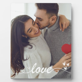 Valentinstag Pärchen Foto Liebe Herzen Fotoplatte