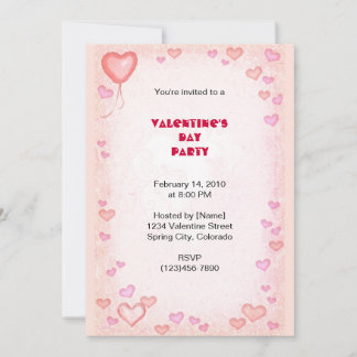 Valentinstag-Party Einladung