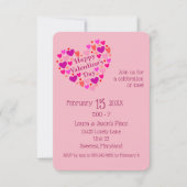 Valentinstag-Party Einladung (Vorderseite)