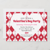 Valentinstag-Party Einladung (Vorderseite)