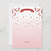 Valentinstag-Party Einladung (Rückseite)