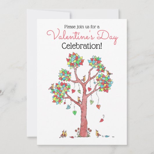 Valentinstag-Party Einladung (Vorderseite)