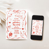 Valentinstag-Party Einladung