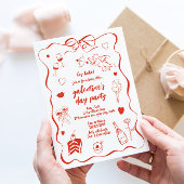 Valentinstag-Party Einladung