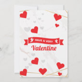 Valentinstag-Party Einladung (Rückseite)