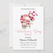 Valentinstag-Party Einladung (Vorderseite)