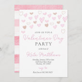 Valentinstag Party Einladung (Vorne/Hinten)