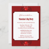 Valentinstag-Party Einladung (Vorderseite)