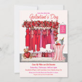 Valentinstag Party Einladung (Vorderseite)