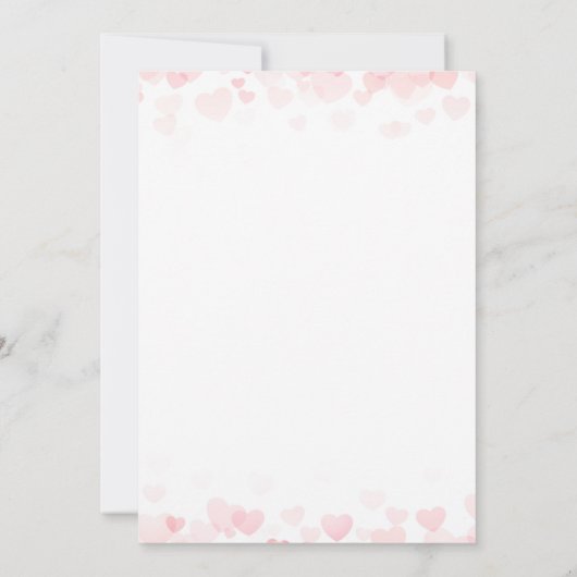 Valentinstag-Party Einladung (Rückseite)