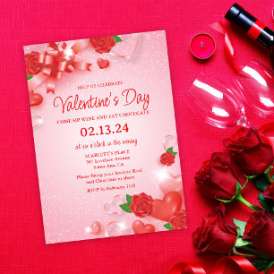 Valentinstag-Party-Einladung Einladung