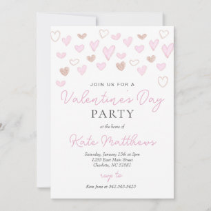Valentinstag-Party-Einladung Einladung