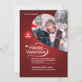Valentinstag Party Einladung Flyer (Vorderseite)