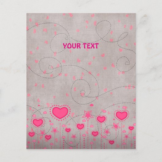 Valentinstag Party Flyer (Hinten)