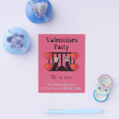 Valentinstag Party Gefangene Flyer (Einzeln)