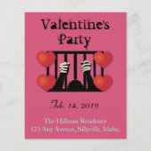 Valentinstag Party Gefangene Flyer (Vorne)