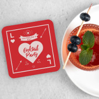 Valentinstag Party Herz und Liebe Rot