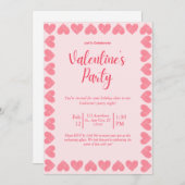 Valentinstag-Party-Karte Feiertagskarte (Vorne/Hinten)