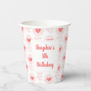Valentinstag Party Paper Cup Pappbecher