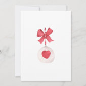 Valentinstag Party rot und rosa Einladung (Rückseite)