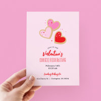 Valentinstag-Party zum Verzieren von Keksen