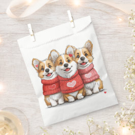 Valentinstag Pembroke Welsh Corgi Dogs Geschenktütchen