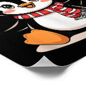 Valentinstag Penguin Heart Balloon Niedlich Poster (Ecke)