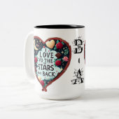 Valentinstag personalisierbar zweifarbige tasse (Vorderseite Links)