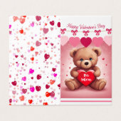 Valentinstag Personalisieren Text von Lehrer 25 (Außenseite Aufgefaltet)