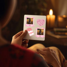 Valentinstag Personalisierte Flache Karte