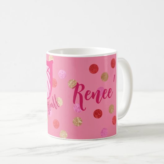 Valentinstag Personalisierte Tasse (VorderseiteRechts)