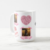 Valentinstag Personalisierter Becher Kaffeetasse (Vorderseite Links)
