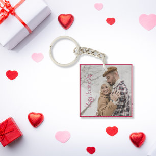 Valentinstag Personalisiertes Foto Schlüsselanhänger