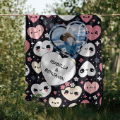 Valentinstag Personalisiertes Foto und Namen Sherpadecke