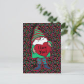 Valentinstag | Persönlich Postkarte (Stehend Vorderseite)