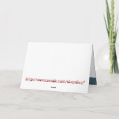 Valentinstag_ Pfauenkarte Feiertagskarte (Rückseite)