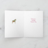 Valentinstag Pferdekarte Feiertagskarte (Innenseite)