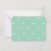 Valentinstag-Phantastischer Toastkarte im Klassenz Mitteilungskarte (Rückseite)