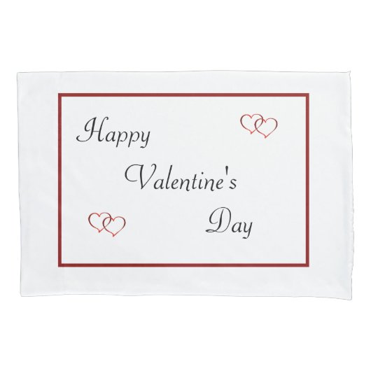 Valentinstag Pillowcases Kissenbezug (Vorderseite-Links)