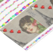 Valentinstag Pinguin Hearts Tischdecke (Schrägansicht)