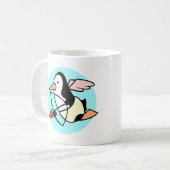 Valentinstag Pinguin-Tasse Kaffeetasse (Vorderseite Links)