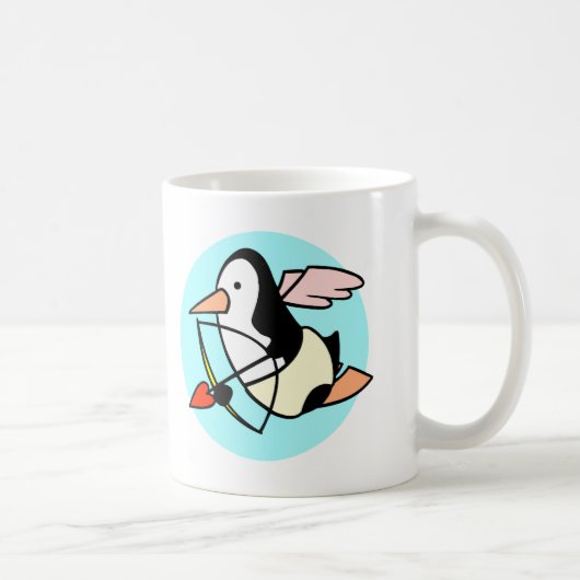 Valentinstag Pinguin-Tasse Kaffeetasse (Rechts)