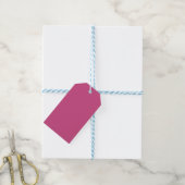 "Valentinstag pink" Solid-Pink-Gift-Tag Geschenkanhänger (Mit Garn)
