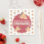 Valentinstag Pizza Party Kids Party Serviette (Beispiel)